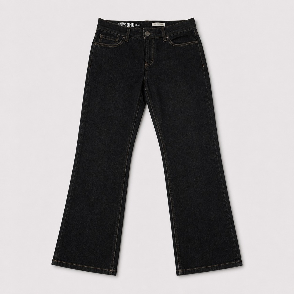 DKNY Jeans Soho Jean Womens 10R Dark Wash Bootcut Stretch Denim Jeans 10 Regular